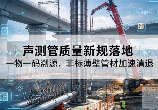 南县声测管质量新规落地，一物一码溯源，非标薄壁管材加速清退